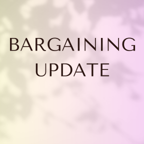 Bargaining Update